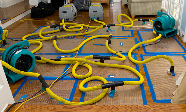 Professional Crawl Space Water Removal technician working in Wheatland, ND